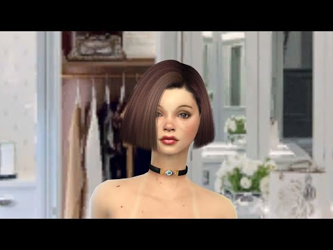 sims game high detail download brown hair female Gabriela Lombardi by Bonita100 Cas Video Preview