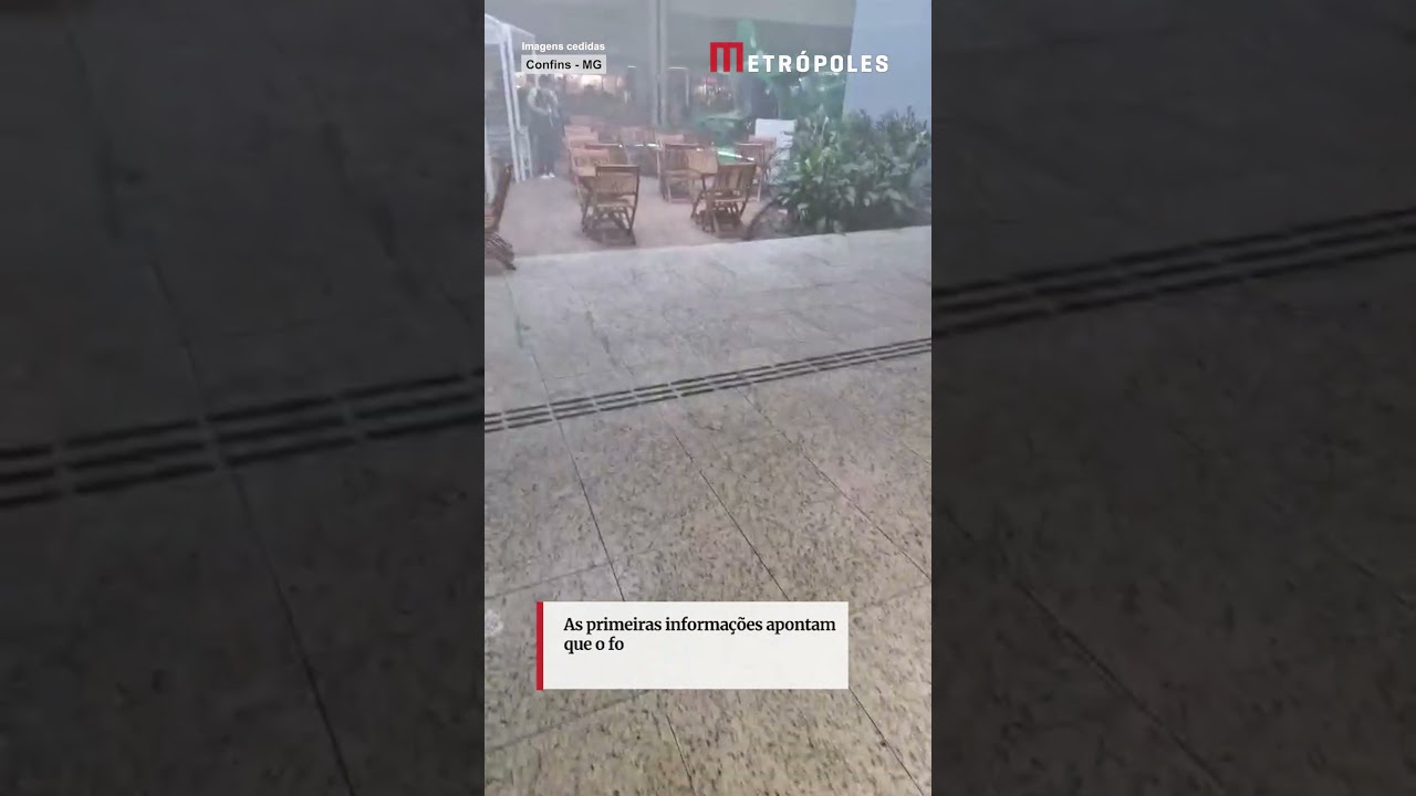Princípio de incêndio mobiliza bombeiros no Aeroporto de Confins
