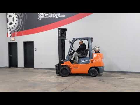 2009 Toyota 7FGCU35 8000lb Pneumatic LPG Forklift STK 8670