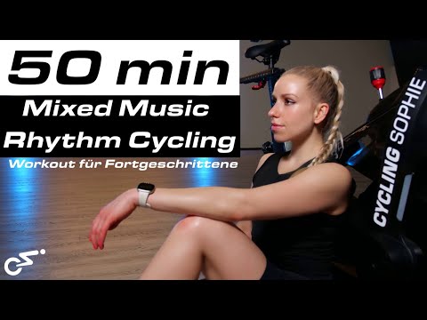 MIXED MUSIC RHYTHM CYCLING - Cycling Workout 50 Min Fortgeschrittene