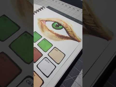 Ohuhu marker drawing test #shorts #art #ohuhumarkers