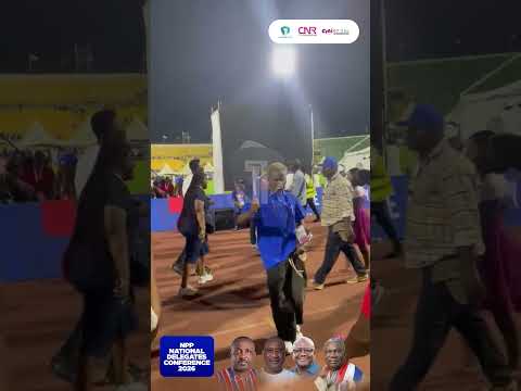 NPP Delegates Party as Voting Continues at Baba Yara Stadium