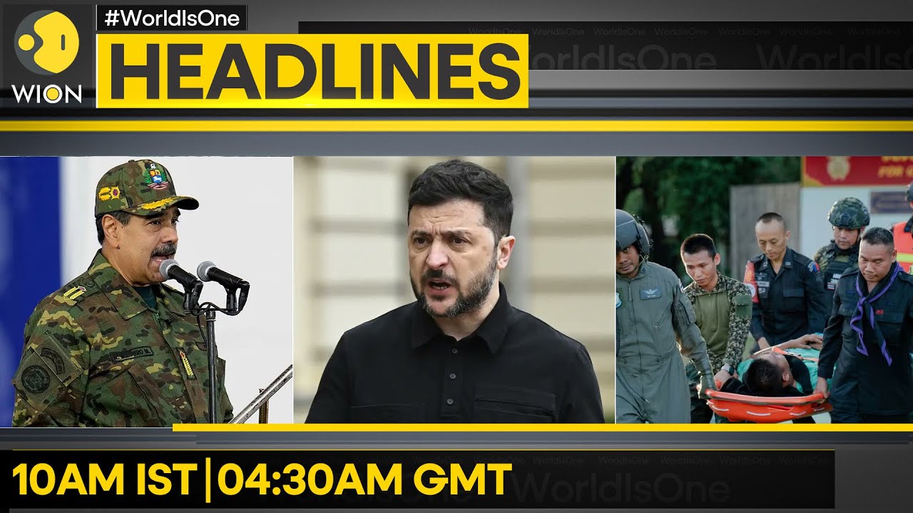Cambodia Retaliates in Thai Border Clash | Zelensky: No Right to Cede Land to Russia | Headlines