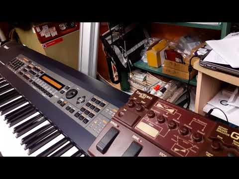 Demo 2. KORG G4 Rotary Speaker Simulator + Roland XV88