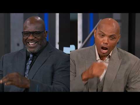Charles Barkley has Shaq losing it talking about San Antonio again 😂