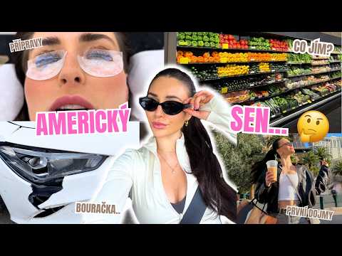 TOHLE MÁ BÝT AMERICKÝ SEN? letím do USA, přípravy, bouračka, ubytování, první pocity...