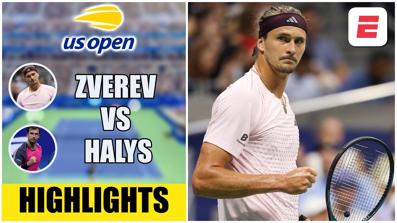 Alexander Zverev vs Quentin Halys | US OPEN 2026 | Second Round | Highlights | Resumen