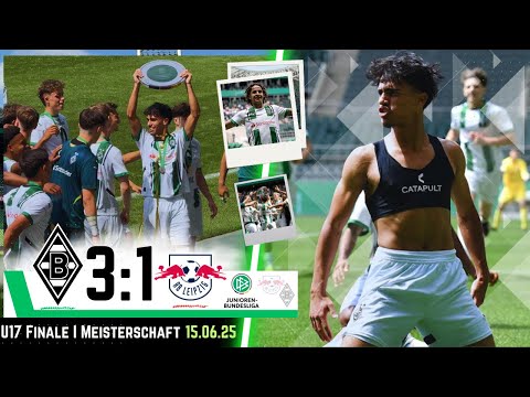 GLADBACH vs. LEIPZIG U17 StadionVlog❤️‍🔥BORUSSIA wird DEUTSCHER MEISTER🔥⚽️