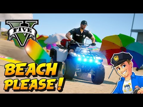 Beach Patrol! GTA 5 LSPDFR POLICE MOD | GTA V Realistic Police Patrol