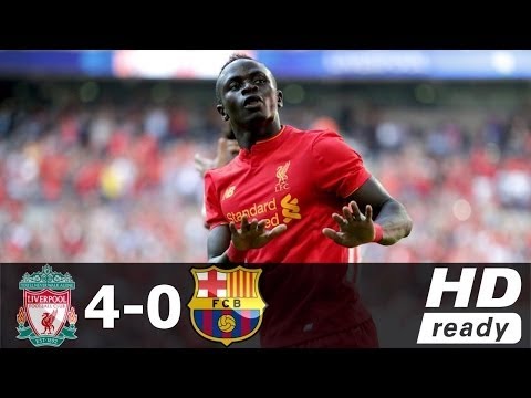 Liverpool vs Barcelona 4-0 - All Goals & Extended Highlights - ICC 06/08/2016 HD