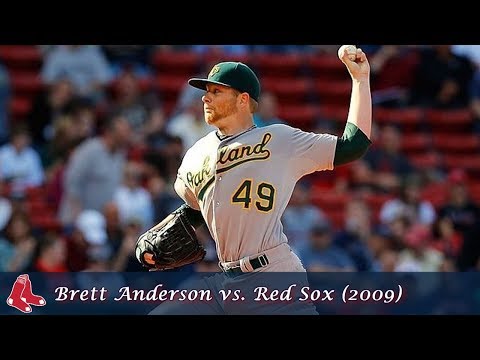Oakland A's Pitching Performances  Episode 8 - Brett Anderson vs. Red Sox (2009)