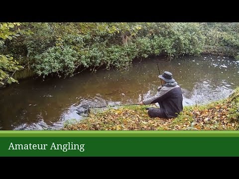 Small river float fishing for chub