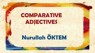 preview picture of video 'İngilizce Dersi 52 - Comparative Adjectives (Karşılaştırma Sıfatları)'