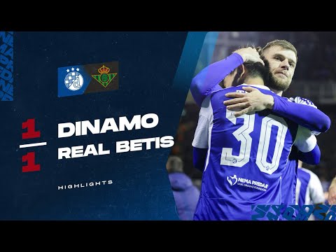 HIGHLIGHTS | GNK DINAMO - REAL BETIS 1:1 | Remi na Maksimiru za prolazak dalje