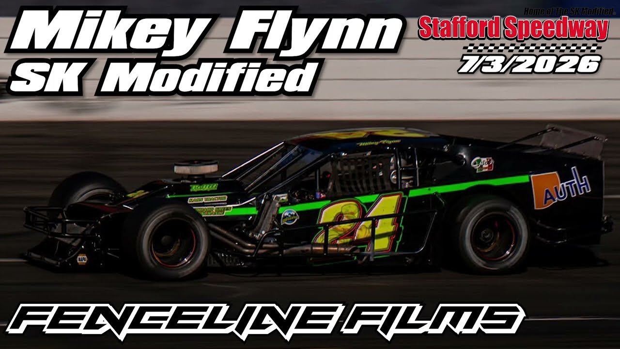 Mikey Flynn SK Modified at Stafford Speedway