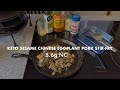 Keto Sesame Chinese Eggplant Pork Stir Fry Recipe 5 6g NC Makes 1 Serving Antiinflammatory