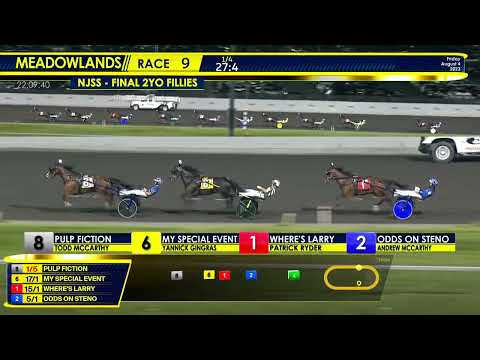August 4, 2023 - NJSS Final - 2 Year Old Filly Pace - Race 9