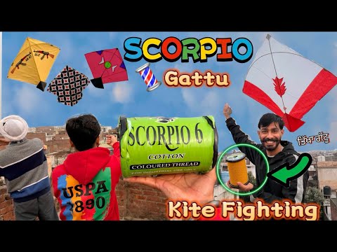 SCORPIO GATTU 💈 ! Kite Fighting ! Kite Flying ! Kite Vlog ! Batala Promotion 