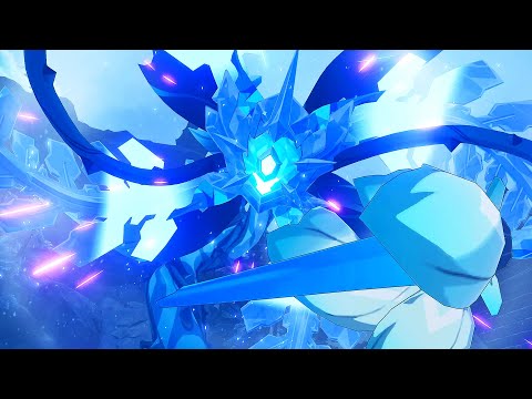 Genshin Impact 1.2 - Resurgent Cryo Regisvine Boss Fight (PS5)