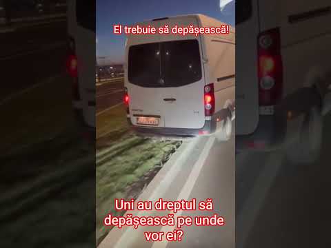 🚗 Nebunul m-a depășit pe unde a vrut... și tot el m-a înjurat! 😂🤦‍♂️ #shorts #funny