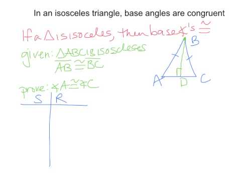 base angle theorem proof