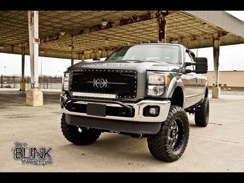 Installation of a Royalty Core RC2 Grill on a 2011 Super Duty.
