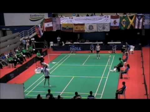 Badminton match: Maja Tvrdy - Anna Rice-  8/8