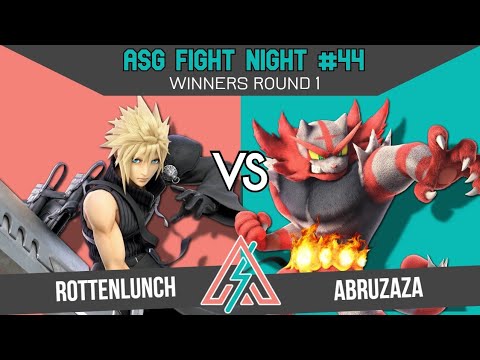 ASG 44 WINNERS ROUND 1 - RottenLunch (Cloud) vs Abruzaza (Incineroar)