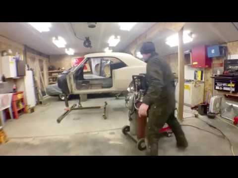 Building a car rotisserie from scrap metal part 2 Jakes Shop