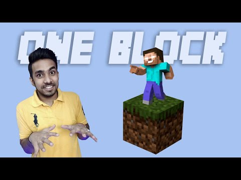 MINECRAFT ONE BLOCK CHALLENGE | ROAD TO 3 MILLION