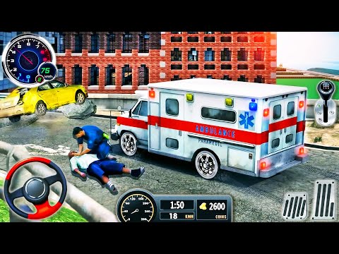 Ambulance Rescue Van City Drive Simulator - Emergency Transport Offroad Driver 3D - Android GamePlay