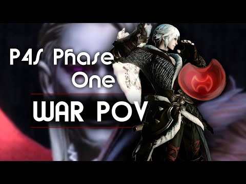 【FFXIV】Aspholdelos: The Fourth Circle Savage (P4S) Phase One CLEAR | WAR POV