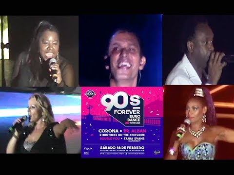 90s Forever Eurodance Tour Lima 16 de Febrero 2019 especial en vivo