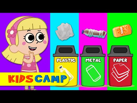 The Clean Up Trash Song With Elly + More Nursery Rhymes & Kids Songs | @kidscamp