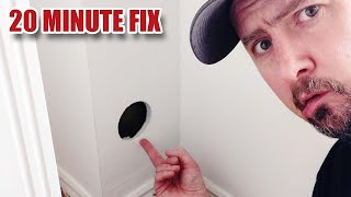 How to repair drywall quickly WITHOUT PLASTER!