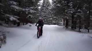 preview picture of video 'Fatbike Duratec Snowdoor ride at Donovaly Slovakia'