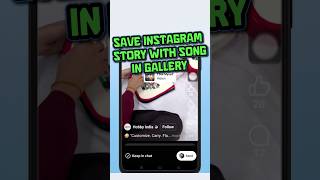Download lagu Save instagram story with son in phone gallery #instagram #story #download mp3