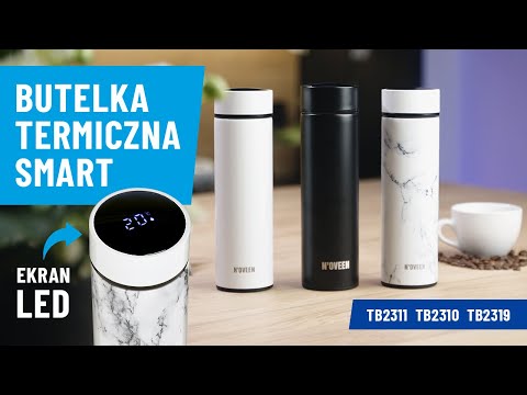 Butelki termiczne NOVEEN LED 450 ml TB2310, TB2311, TB2319 | Z dotykowym wyświetlaczem LED