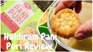 Haldiram Pani Puri Review #foodreview