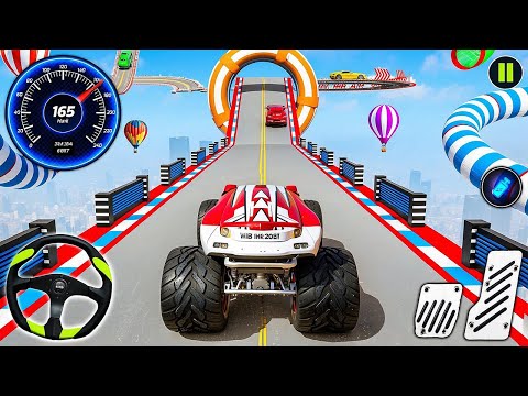 Monster Truck Stunt Racing - Extreme Mega Ramp Driver Simulator - Android Gameplay 😍