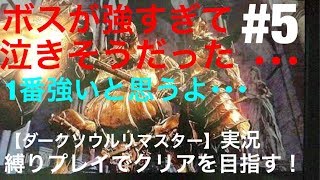 【ダークソウルリマスター】【ボス強すぎ！！】実況　縛りプレイプレイでクリアを目指す#5
