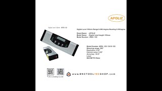 รีวิว Digital Protractor เกจวัดองศาดิจิตอล WEN-150 Digital Level 150mm Range:0-360 Reading0.05Degree