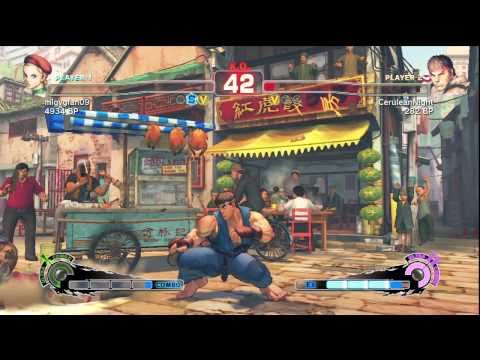 Super Street Fighter IV (PS3) -- Ranked Match - Cammy versus Ryu