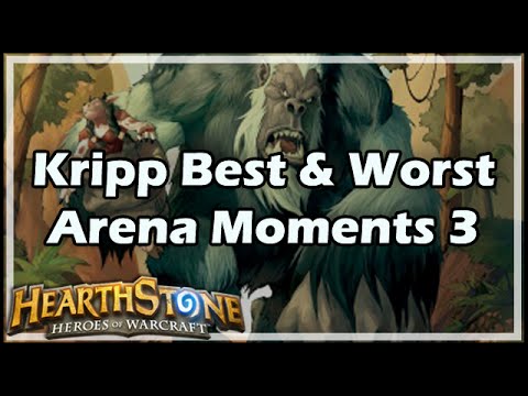 [Hearthstone] Kripp's Best & Worst Arena Moments 3