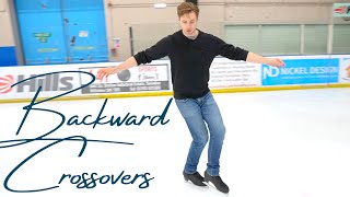 Backward Crossovers - Learn to Ice Skate!