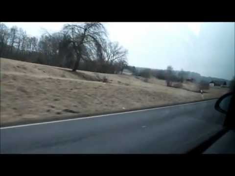 Autofahrt Steinau an der Straße - Schlüchtern (+Durchfahrt Niederzell)