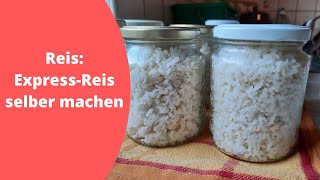 Reis einkochen - Express-Reis selber machen