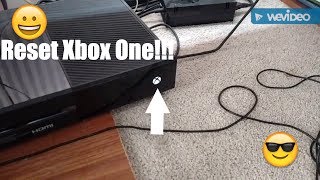 HOW TO HARD RESET YOUR XBOX ONE😎😎(EASY)!!!