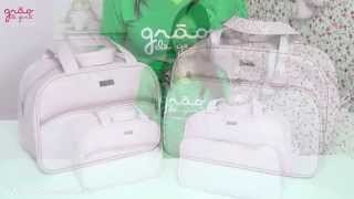 Conjunto de Bolsas Pérolas Rosa | Ref: 42507