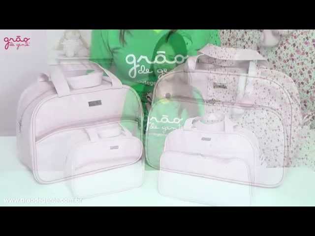 Conjunto de Bolsas Pérolas Rosa | Ref: 42507